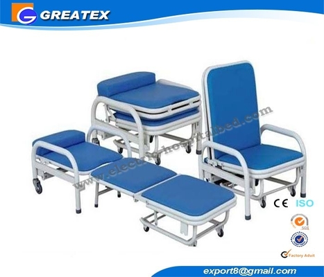 Πτυσσόμενη καρέκλα μετάγγισης νοσοκομείων Accompanier δύο λειτουργίας/εξαγωγής αίματος