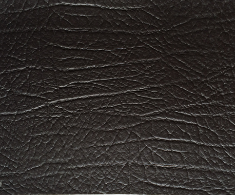 Μαύρο υλικό υφάσματος ταπετσαριών δέρματος Faux σύστασης Lichi για τα έπιπλα