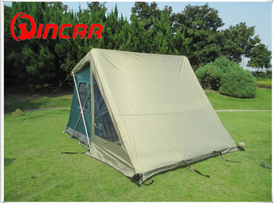 150D σκηνή υφάσματος της Οξφόρδης και Awning πράσινα 2.5m × 2m για τη στρατοπέδευση