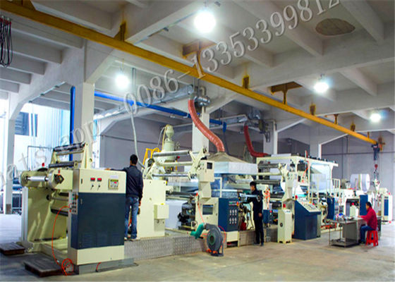 Πλαστική LDPE/LDPP μηχανή 150mm/min επιστρώματος ελασματοποίησης 240 kg/h